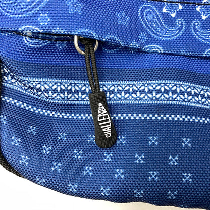【中古品】【メンズ/レディース】 CHALLENGER チャレンジャー CLG-AC 022-014 BANDANA SHOULDER POUCH バンダナ ショルダー ポーチ カバン 鞄 188-260731-cs-10-izu カラー：ブルー 万代Net店