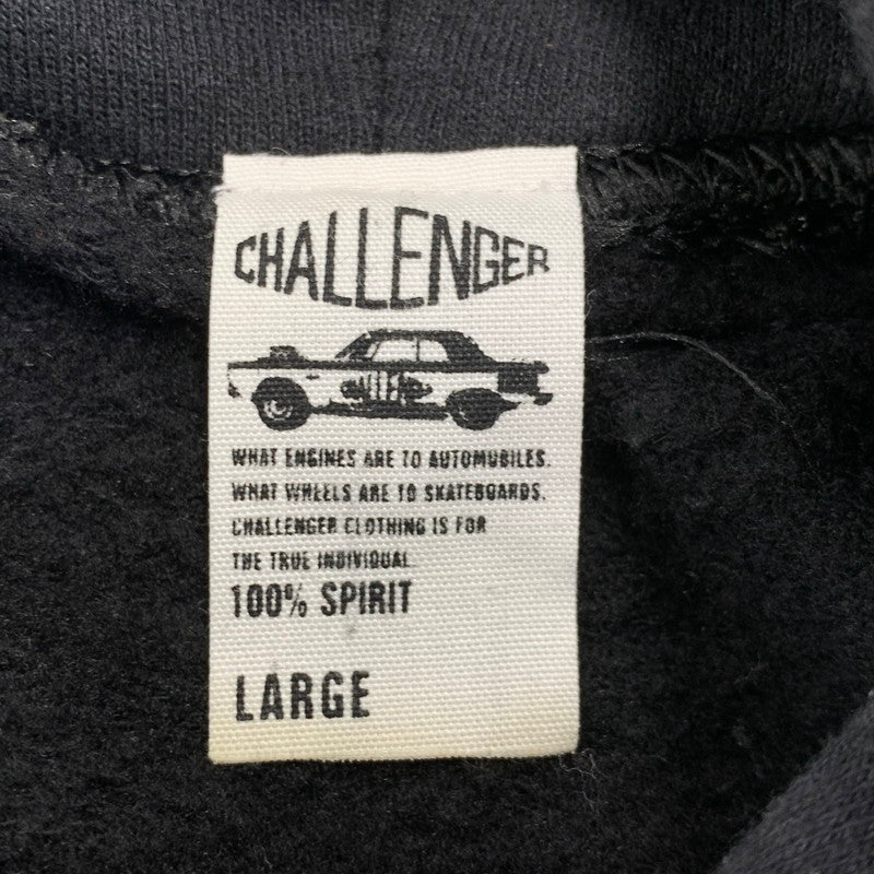 【中古品】【メンズ】 CHALLENGER チャレンジャー HEAVEN'S DOOR HOODIE フーディー パーカー 142-260803-as-04-izu サイズ：L カラー：ブラック 万代Net店