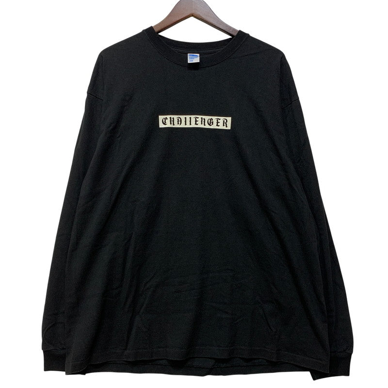 【中古品】【メンズ】 CHALLENGER チャレンジャー BACK TO LIFE L/S TEE ロングスリーブ Tシャツ 長袖 142-260803-as-03-izu サイズ：L カラー：ブラック 万代Net店