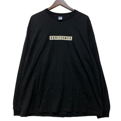 【中古品】【メンズ】 CHALLENGER チャレンジャー BACK TO LIFE L/S TEE ロングスリーブ Tシャツ 長袖 142-260803-as-03-izu サイズ：L カラー：ブラック 万代Net店