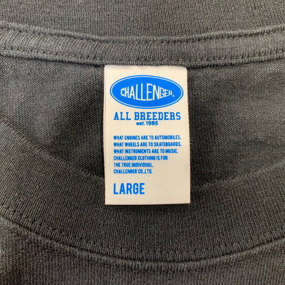 【中古品】【メンズ】 CHALLENGER チャレンジャー BACK TO LIFE L/S TEE ロングスリーブ Tシャツ 長袖 142-260803-as-03-izu サイズ：L カラー：ブラック 万代Net店