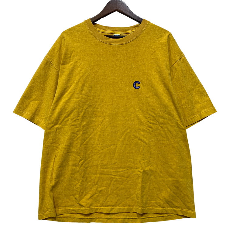 【中古品】【メンズ】 CHALLENGER チャレンジャー PIGMENT C PATCH S/S TEE ピグメント Cパッチ 半袖Tシャツ 142-260803-as-06-izu サイズ：L カラー：イエロー 万代Net店