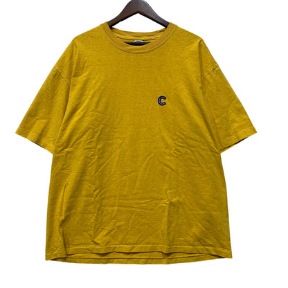 【中古品】【メンズ】 CHALLENGER チャレンジャー PIGMENT C PATCH S/S TEE ピグメント Cパッチ 半袖Tシャツ 142-260803-as-06-izu サイズ：L カラー：イエロー 万代Net店