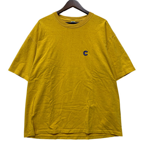 【中古品】【メンズ】 CHALLENGER チャレンジャー PIGMENT C PATCH S/S TEE ピグメント Cパッチ 半袖Tシャツ 142-260803-as-06-izu サイズ：L カラー：イエロー 万代Net店