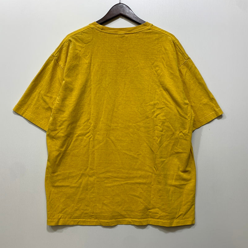 【中古品】【メンズ】 CHALLENGER チャレンジャー PIGMENT C PATCH S/S TEE ピグメント Cパッチ 半袖Tシャツ 142-260803-as-06-izu サイズ：L カラー：イエロー 万代Net店