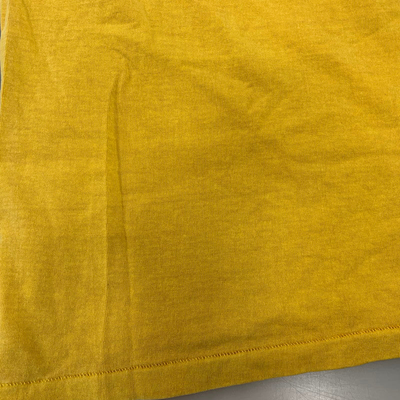 【中古品】【メンズ】 CHALLENGER チャレンジャー PIGMENT C PATCH S/S TEE ピグメント Cパッチ 半袖Tシャツ 142-260803-as-06-izu サイズ：L カラー：イエロー 万代Net店