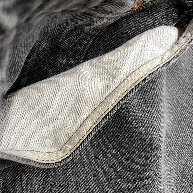 【中古品】【メンズ】 LEVI'S リーバイス 35550-1865 USA製 99年製 刻印513 RELAXED FIT リラックスド フィット 550 DENIM HALF PANTS デニム ハーフ パンツ ボトムス ズボン 157-260731-cs-07-izu サイズ：W36 カラー：ブラック 万代Net店