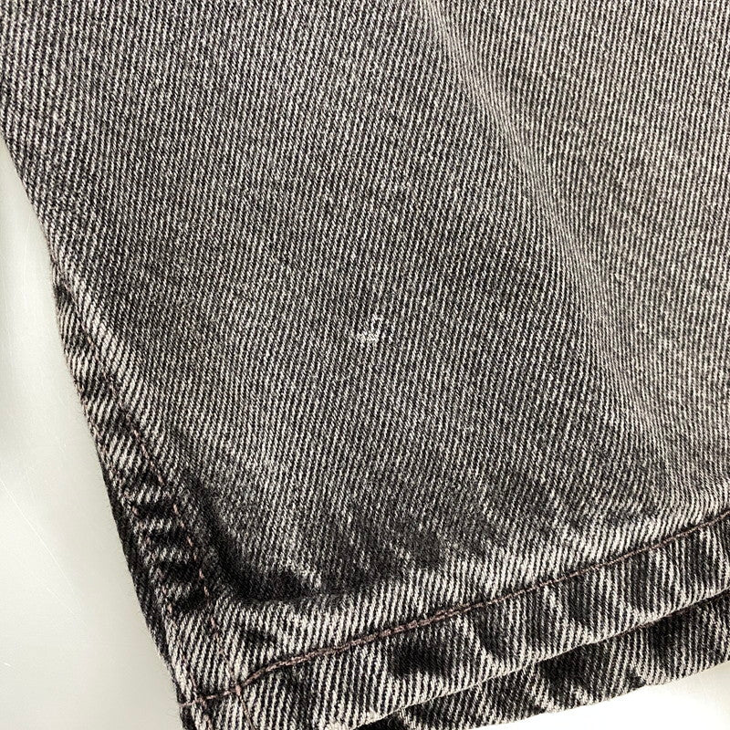 【中古品】【メンズ】 LEVI'S リーバイス 35550-1865 USA製 99年製 刻印513 RELAXED FIT リラックスド フィット 550 DENIM HALF PANTS デニム ハーフ パンツ ボトムス ズボン 157-260731-cs-07-izu サイズ：W36 カラー：ブラック 万代Net店