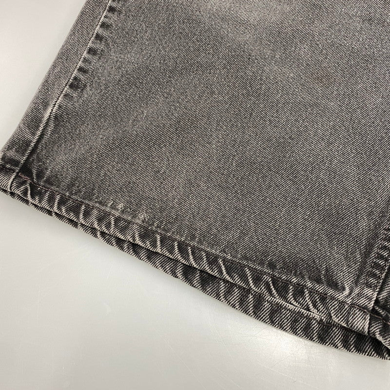 【中古品】【メンズ】 LEVI'S リーバイス 35550-1865 USA製 99年製 刻印513 RELAXED FIT リラックスド フィット 550 DENIM HALF PANTS デニム ハーフ パンツ ボトムス ズボン 157-260731-cs-07-izu サイズ：W36 カラー：ブラック 万代Net店