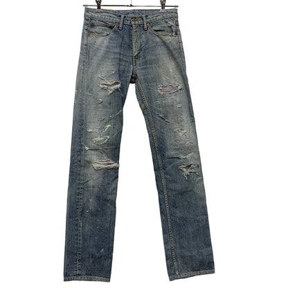 【中古品】【メンズ】 Ron Herman ロンハーマン DAMAGE DENIM PANTS 212060303-1079 ダメージ デニムパンツ ジーンズ 152-260802-as-22-izu サイズ：29 カラー：ライトインディゴ 万代Net店
