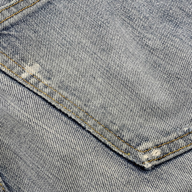 【中古品】【メンズ】 Ron Herman ロンハーマン DAMAGE DENIM PANTS 212060303-1079 ダメージ デニムパンツ ジーンズ 152-260802-as-22-izu サイズ：29 カラー：ライトインディゴ 万代Net店