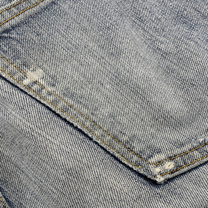 【中古品】【メンズ】 Ron Herman ロンハーマン DAMAGE DENIM PANTS 212060303-1079 ダメージ デニムパンツ ジーンズ 152-260802-as-22-izu サイズ：29 カラー：ライトインディゴ 万代Net店