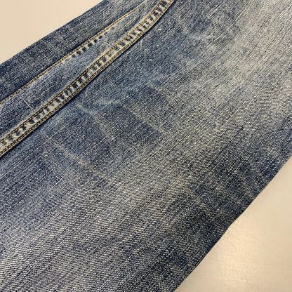 【中古品】【メンズ】 Ron Herman ロンハーマン DAMAGE DENIM PANTS 212060303-1079 ダメージ デニムパンツ ジーンズ 152-260802-as-22-izu サイズ：29 カラー：ライトインディゴ 万代Net店