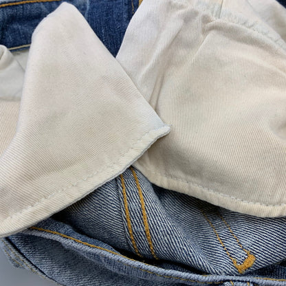 【中古品】【メンズ】 Ron Herman ロンハーマン DAMAGE DENIM PANTS 212060303-1079 ダメージ デニムパンツ ジーンズ 152-260802-as-22-izu サイズ：29 カラー：ライトインディゴ 万代Net店