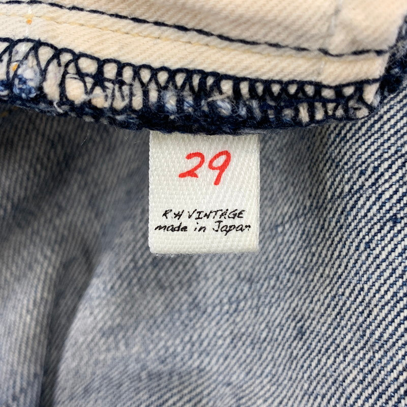 【中古品】【メンズ】 Ron Herman ロンハーマン DAMAGE DENIM PANTS 212060303-1079 ダメージ デニムパンツ ジーンズ 152-260802-as-22-izu サイズ：29 カラー：ライトインディゴ 万代Net店