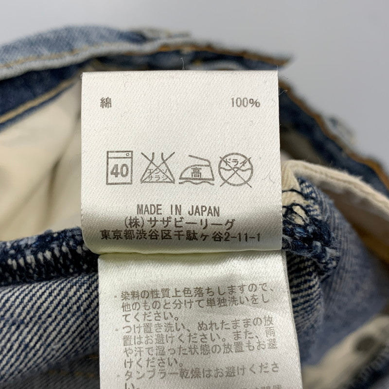 【中古品】【メンズ】 Ron Herman ロンハーマン DAMAGE DENIM PANTS 212060303-1079 ダメージ デニムパンツ ジーンズ 152-260802-as-22-izu サイズ：29 カラー：ライトインディゴ 万代Net店