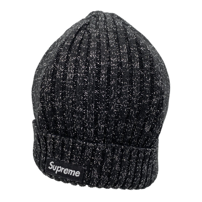 【中古品】【メンズ/レディース】 SUPREME シュプリーム 25SS OVERDYED BEANIE オーバー ダイ ビーニー ニットキャップ 帽子 185-260802-ya-12-izu サイズ：F カラー：METALLIC BLACK 万代Net店