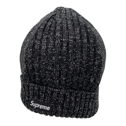 【中古品】【メンズ/レディース】 SUPREME シュプリーム 25SS OVERDYED BEANIE オーバー ダイ ビーニー ニットキャップ 帽子 185-260802-ya-12-izu サイズ：F カラー：METALLIC BLACK 万代Net店