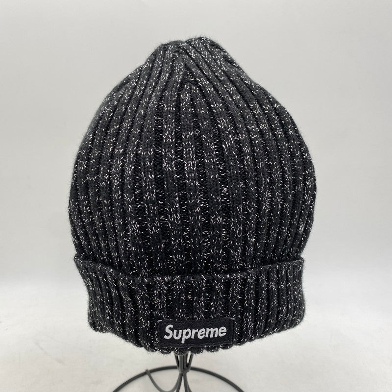 【中古品】【メンズ/レディース】 SUPREME シュプリーム 25SS OVERDYED BEANIE オーバー ダイ ビーニー ニットキャップ 帽子 185-260802-ya-12-izu サイズ：F カラー：METALLIC BLACK 万代Net店