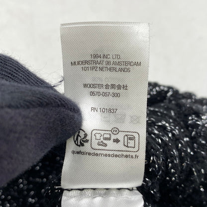 【中古品】【メンズ/レディース】 SUPREME シュプリーム 25SS OVERDYED BEANIE オーバー ダイ ビーニー ニットキャップ 帽子 185-260802-ya-12-izu サイズ：F カラー：METALLIC BLACK 万代Net店