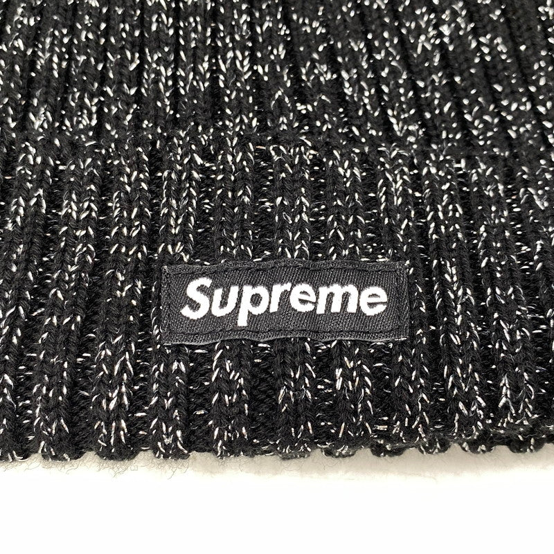 【中古品】【メンズ/レディース】 SUPREME シュプリーム 25SS OVERDYED BEANIE オーバー ダイ ビーニー ニットキャップ 帽子 185-260802-ya-12-izu サイズ：F カラー：METALLIC BLACK 万代Net店