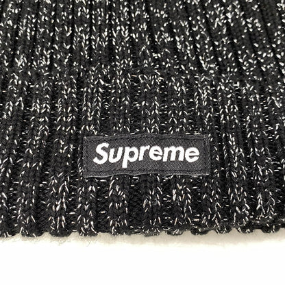 【中古品】【メンズ/レディース】 SUPREME シュプリーム 25SS OVERDYED BEANIE オーバー ダイ ビーニー ニットキャップ 帽子 185-260802-ya-12-izu サイズ：F カラー：METALLIC BLACK 万代Net店