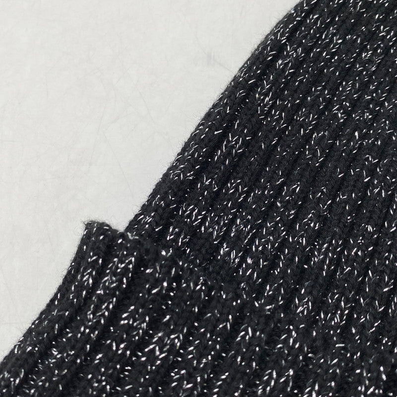 【中古品】【メンズ/レディース】 SUPREME シュプリーム 25SS OVERDYED BEANIE オーバー ダイ ビーニー ニットキャップ 帽子 185-260802-ya-12-izu サイズ：F カラー：METALLIC BLACK 万代Net店