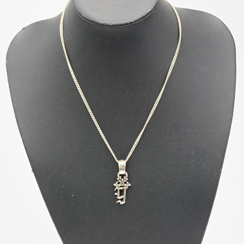 【中古品】【メンズ】 BILL WALL LEATHER ビルウォールレザー 925 Y INITIAL CROWN PENDANT TOP イニシャル Y クラウン ペンダントトップ アクセサリー 192-260731-yn-08-izu カラー：シルバー 万代Net店