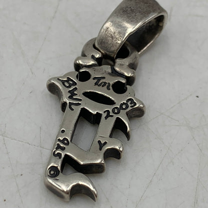 【中古品】【メンズ】 BILL WALL LEATHER ビルウォールレザー 925 Y INITIAL CROWN PENDANT TOP イニシャル Y クラウン ペンダントトップ アクセサリー 192-260731-yn-08-izu カラー：シルバー 万代Net店