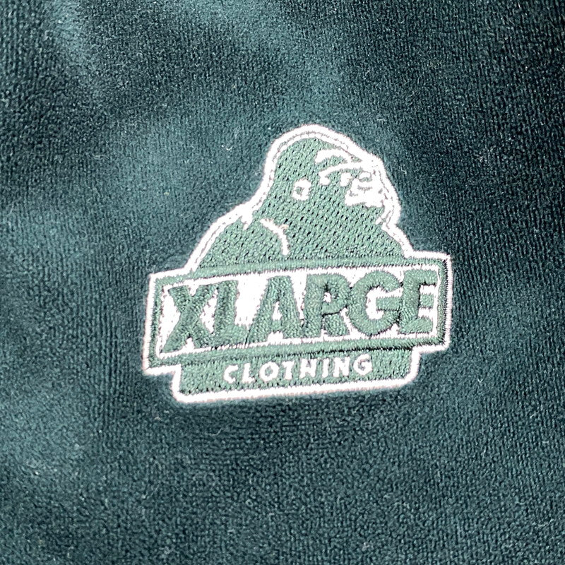 【中古品】【メンズ】 XLARGE×DEXFILMZ エクストララージ デックスフィルムズ 101244031015 VELOUR TRACK PANTS ベロア トラック パンツ ボトムス ズボン 153-260731-cs-09-izu サイズ：M カラー：グリーン 万代Net店