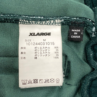 【中古品】【メンズ】 XLARGE×DEXFILMZ エクストララージ デックスフィルムズ 101244031015 VELOUR TRACK PANTS ベロア トラック パンツ ボトムス ズボン 153-260731-cs-09-izu サイズ：M カラー：グリーン 万代Net店