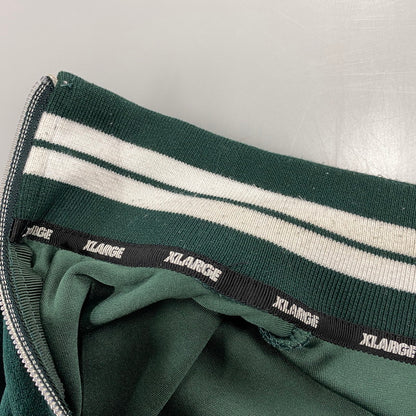 【中古品】【メンズ】 XLARGE×DEXFILMZ エクストララージ デックスフィルムズ 101244021018 VELOUR TRACK JACKET ベロア トラック ジャケット アウター 142-260731-cs-08-izu サイズ：M カラー：グリーン 万代Net店