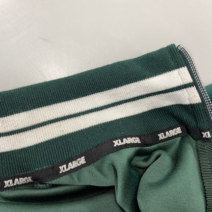 【中古品】【メンズ】 XLARGE×DEXFILMZ エクストララージ デックスフィルムズ 101244021018 VELOUR TRACK JACKET ベロア トラック ジャケット アウター 142-260731-cs-08-izu サイズ：M カラー：グリーン 万代Net店