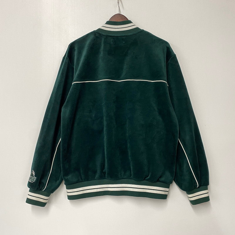 【中古品】【メンズ】 XLARGE×DEXFILMZ エクストララージ デックスフィルムズ 101244021018 VELOUR TRACK JACKET ベロア トラック ジャケット アウター 142-260731-cs-08-izu サイズ：M カラー：グリーン 万代Net店