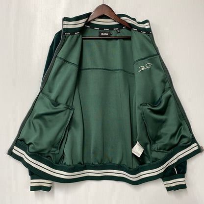 【中古品】【メンズ】 XLARGE×DEXFILMZ エクストララージ デックスフィルムズ 101244021018 VELOUR TRACK JACKET ベロア トラック ジャケット アウター 142-260731-cs-08-izu サイズ：M カラー：グリーン 万代Net店