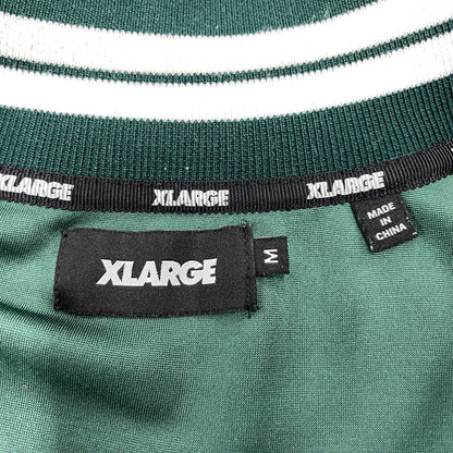 【中古品】【メンズ】 XLARGE×DEXFILMZ エクストララージ デックスフィルムズ 101244021018 VELOUR TRACK JACKET ベロア トラック ジャケット アウター 142-260731-cs-08-izu サイズ：M カラー：グリーン 万代Net店