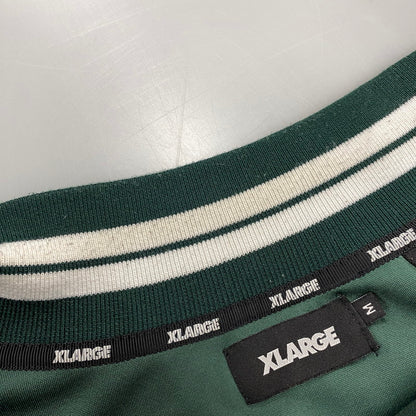 【中古品】【メンズ】 XLARGE×DEXFILMZ エクストララージ デックスフィルムズ 101244021018 VELOUR TRACK JACKET ベロア トラック ジャケット アウター 142-260731-cs-08-izu サイズ：M カラー：グリーン 万代Net店
