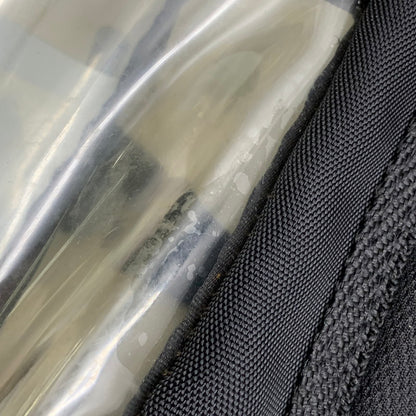【現状渡し品】【メンズ/レディース】 SPRAYGROUND スプレイグランド DOUBLE CARGO SHARK CLEAR BACKPACK ダブル カーゴ シャーク クリア バックパック カバン 188-260731-yn-06-izu カラー：クリア×ブラック 万代Net店