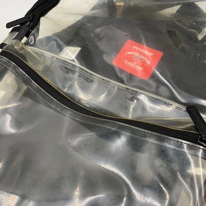 【現状渡し品】【メンズ/レディース】 SPRAYGROUND スプレイグランド DOUBLE CARGO SHARK CLEAR BACKPACK ダブル カーゴ シャーク クリア バックパック カバン 188-260731-yn-06-izu カラー：クリア×ブラック 万代Net店