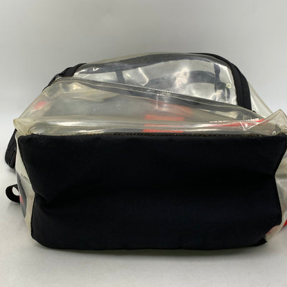 【現状渡し品】【メンズ/レディース】 SPRAYGROUND スプレイグランド DOUBLE CARGO SHARK CLEAR BACKPACK ダブル カーゴ シャーク クリア バックパック カバン 188-260731-yn-06-izu カラー：クリア×ブラック 万代Net店