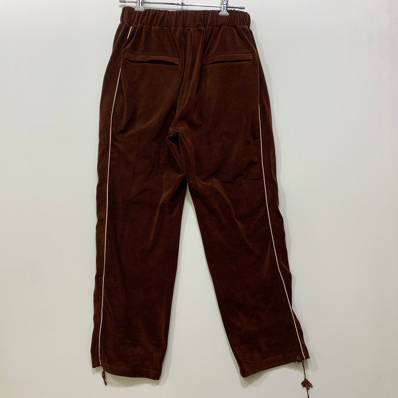 【中古品】【メンズ】 LOS ANGELES TERRITORY ロサンゼルス テリトリー VELOUR TRACK PANTS ベロアトラックパンツ 153-260802-as-23-izu サイズ：XL カラー：ブラウン系 万代Net店