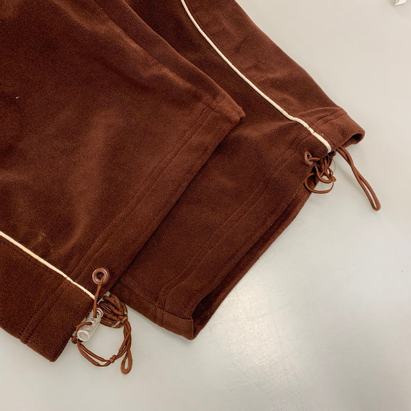 【中古品】【メンズ】 LOS ANGELES TERRITORY ロサンゼルス テリトリー VELOUR TRACK PANTS ベロアトラックパンツ 153-260802-as-23-izu サイズ：XL カラー：ブラウン系 万代Net店