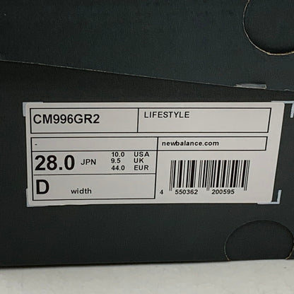 【中古品】【メンズ】 NEW BALANCE ニューバランス CM996GR2 996 NEW STANDARD ニュー スタンダード スニーカー シューズ 靴 162-260731-yn-05-izu サイズ：28cm カラー：グレー 万代Net店