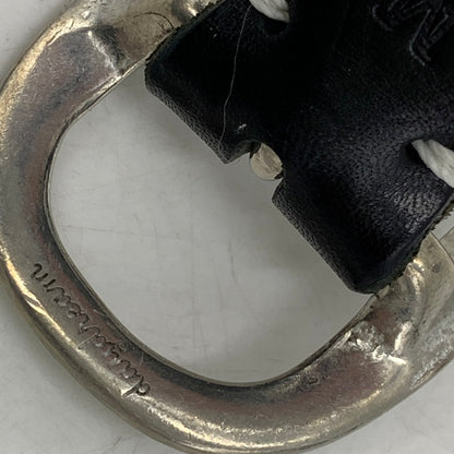 【中古品】【メンズ/レディース】 DAYDREAM SURF SHOP デイドリーム サーフ ショップ ROANO LEATHER BELT BY DECI ロアーノ レザー ベルト 205-260731-yn-07-izu サイズ：M カラー：ブラック 万代Net店