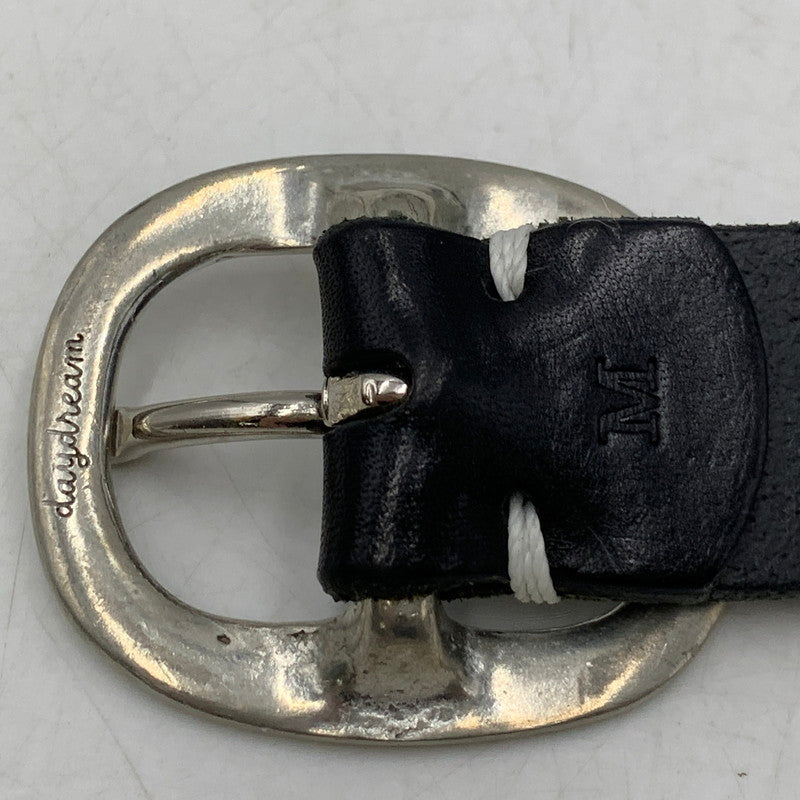 【中古品】【メンズ/レディース】 DAYDREAM SURF SHOP デイドリーム サーフ ショップ ROANO LEATHER BELT BY DECI ロアーノ レザー ベルト 205-260731-yn-07-izu サイズ：M カラー：ブラック 万代Net店