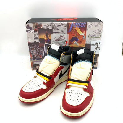 【中古美品】【メンズ】 NIKE×UNION ナイキ×ユニオン HV8563-600 AIR JORDAN 1 RETRO HIGH OG エアジョーダン1 レトロ ハイ OG シューズ 靴 160-260731-yn-01-izu サイズ：27cm カラー：シカゴ/シャドウ 万代Net店