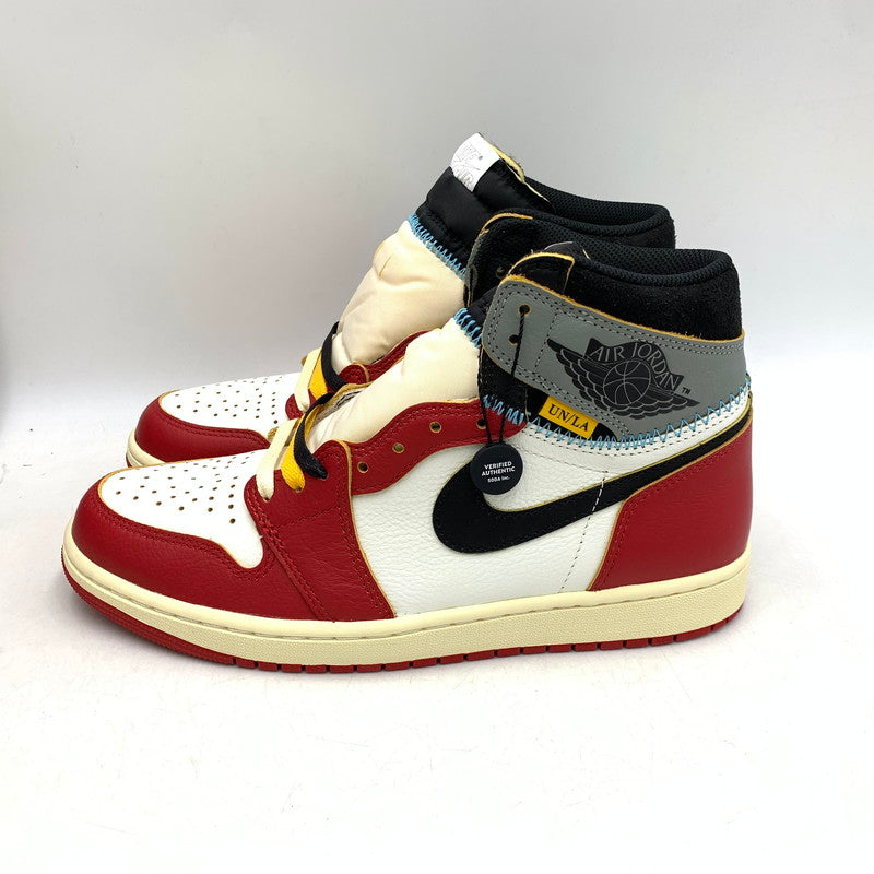 【中古美品】【メンズ】 NIKE×UNION ナイキ×ユニオン HV8563-600 AIR JORDAN 1 RETRO HIGH OG エアジョーダン1 レトロ ハイ OG シューズ 靴 160-260731-yn-01-izu サイズ：27cm カラー：シカゴ/シャドウ 万代Net店