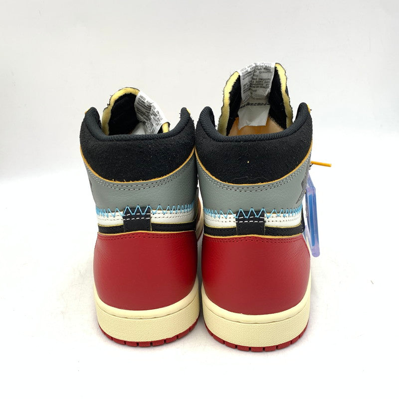【中古美品】【メンズ】 NIKE×UNION ナイキ×ユニオン HV8563-600 AIR JORDAN 1 RETRO HIGH OG エアジョーダン1 レトロ ハイ OG シューズ 靴 160-260731-yn-01-izu サイズ：27cm カラー：シカゴ/シャドウ 万代Net店