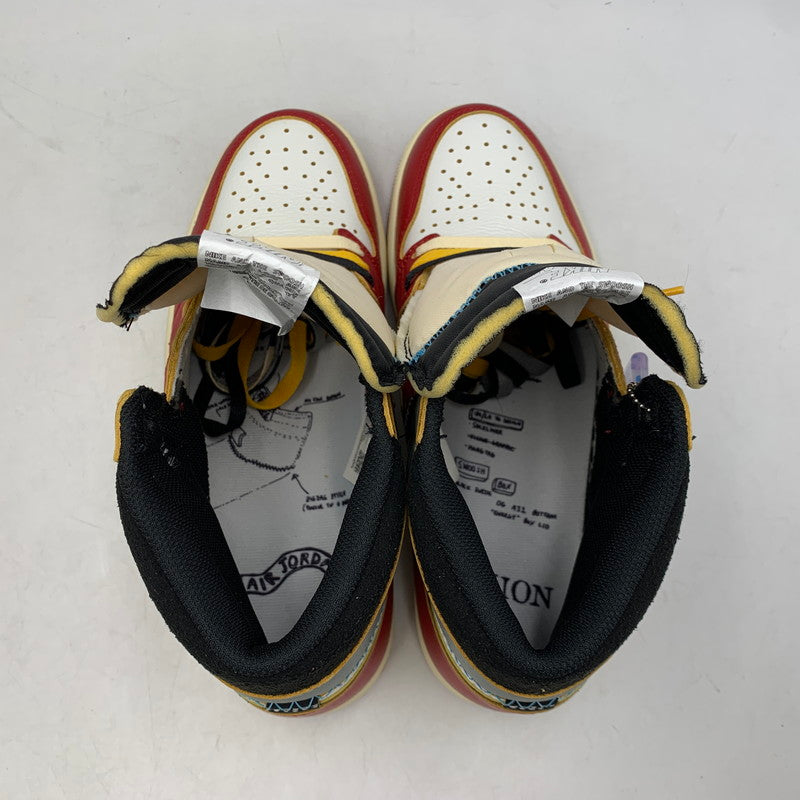 【中古美品】【メンズ】 NIKE×UNION ナイキ×ユニオン HV8563-600 AIR JORDAN 1 RETRO HIGH OG エアジョーダン1 レトロ ハイ OG シューズ 靴 160-260731-yn-01-izu サイズ：27cm カラー：シカゴ/シャドウ 万代Net店