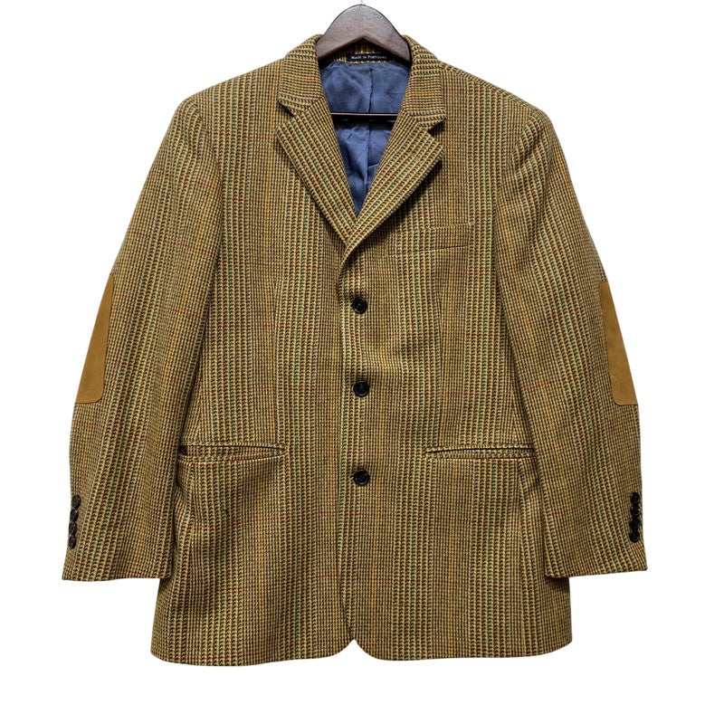 【中古品】【メンズ】 LAND'S END ランズエンド REID＆TAYLOR ELBOW PATCH WOOL 3B TAILORED JACKET リード＆テーラー エルボーパッチ テーラードジャケット 146-260802-as-20-izu カラー：ブラウン系 万代Net店